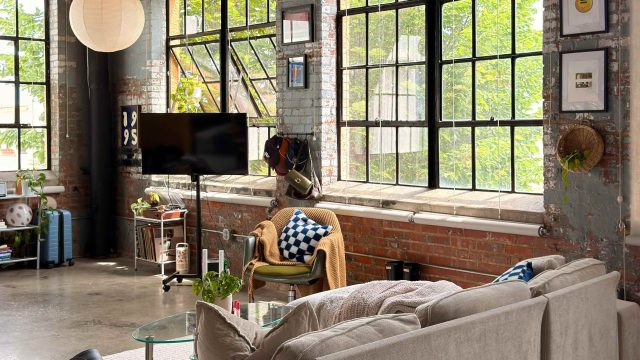 Transforming an Industrial Loft into a Cozy Retro Sanctuary