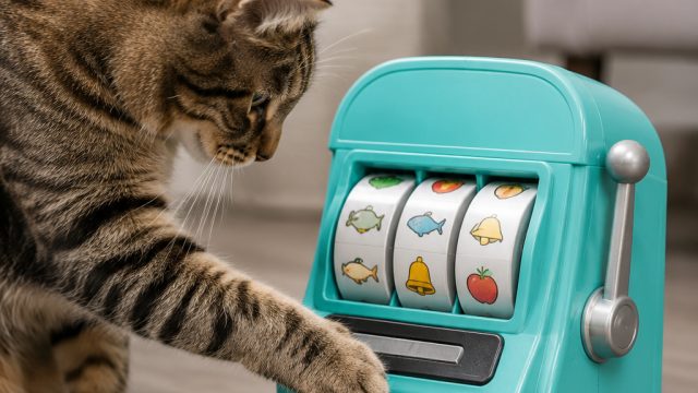 Innovative Cat Toy Takes the Internet by Storm: Meet the Treat-Dispensing Slot Machine | idn poker d